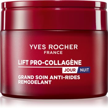 Yves Rocher LIFT PRO-COLLAGÈNE îngrijire intensivă pentru hrănirea și întinerirea tenului matur ziua și noaptea