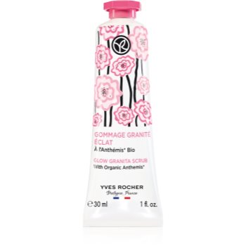 Yves rocher glow granita scrub exfoliant iluminator