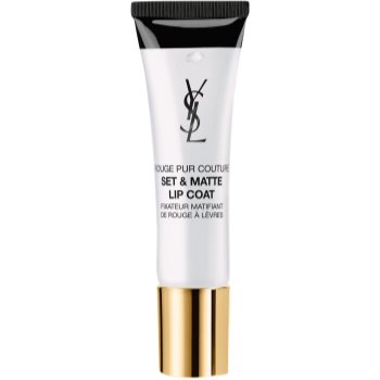 Yves Saint Laurent Rouge Pur Couture Set & Matte Lip Coat bază pentru ruj cu efect matifiant