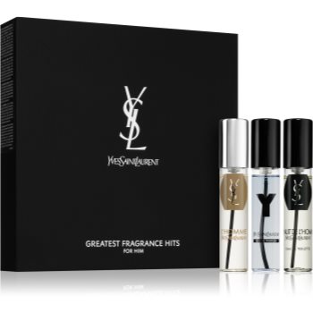 Yves Saint Laurent Greatest Fragrance Hits For Him set cadou pentru bărbați bărbați imagine noua 2022 scoalamachiaj.ro