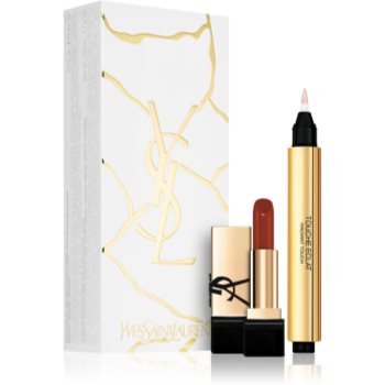 Yves Saint Laurent Touche Éclat Radiant Touch set cadou 2 Ivoire Lumière / Luminous Ivory pentru femei