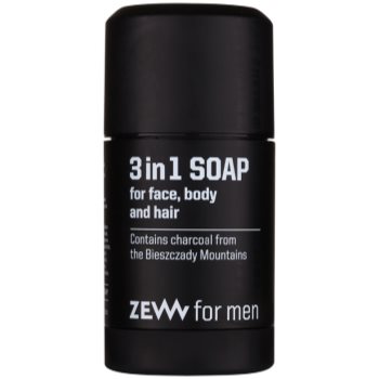 Zew For Men 3 in 1 Soap Sapun natural pentru fata, corp si par 3 in 1