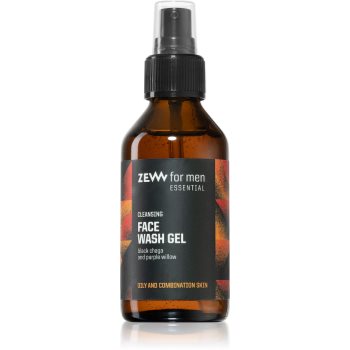 Zew For Men Essential Face Wash Gel gel de curățare pentru ten gras și mixt
