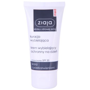Ziaja Med Whitening Care crema protectiva impotriva petelor pigmentare SPF 20