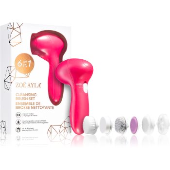 Zoë Ayla Electric Facial Cleansing Brush perie pentru curățarea profundă a tenului 6 in 1