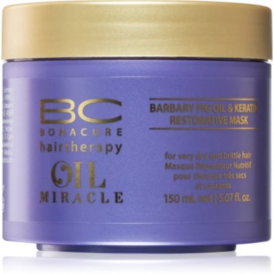 Schwarzkopf Professional BC Bonacure Oil Miracle Barbary Fig Oil máscara para cabelo para cabelo seco e danificado