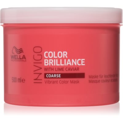 Wella Professionals Invigo Color Brilliance máscara por cabelos grossos pintados Wella Professionals Invigo Color Brilliance máscara por cabelos grossos pintados