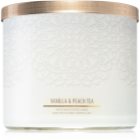 vanilla and peach tea candle bath and body works