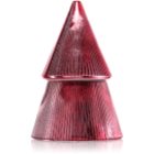 Paddywax Stacked Tree Red Ribbed Mercury