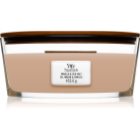 Woodwick Vanilla & Sea Salt dišeča sveča z lesenim stenjem (hearthwick) | notino.si