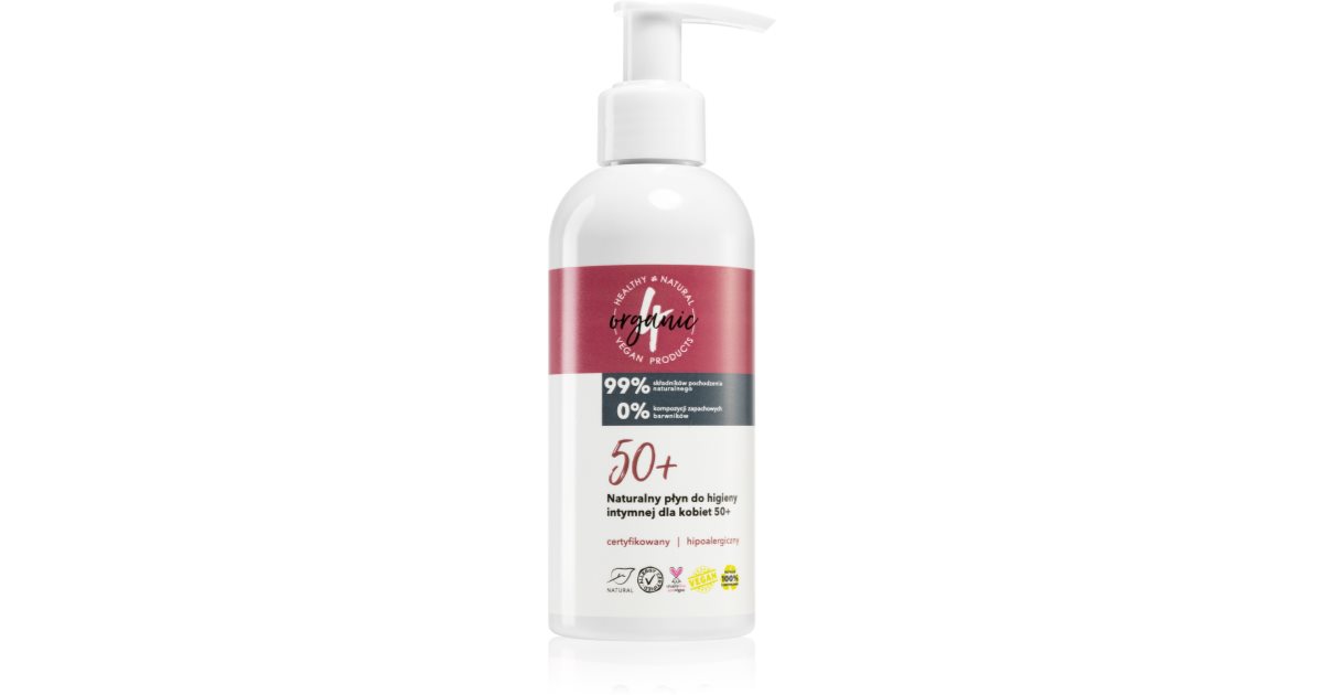 4organic 50 Gel Na Intimní Hygienu S Pumpičkou Notinocz 3851