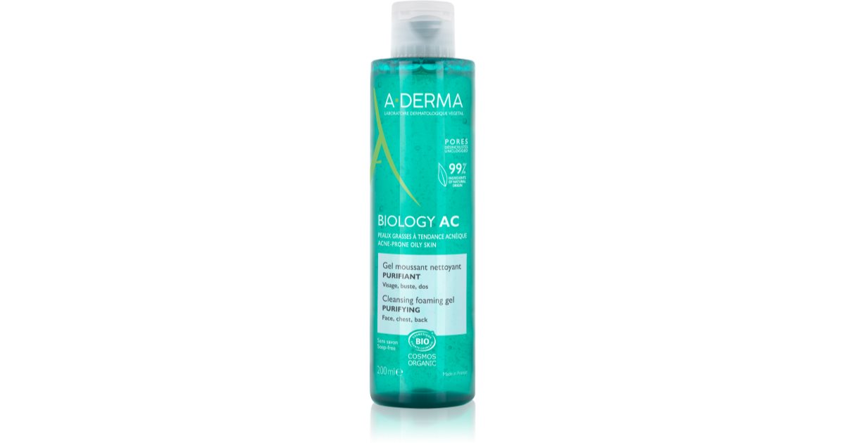 A Derma Biology Gel De Limpeza Para Pele Oleosa E Mista Notino Pt