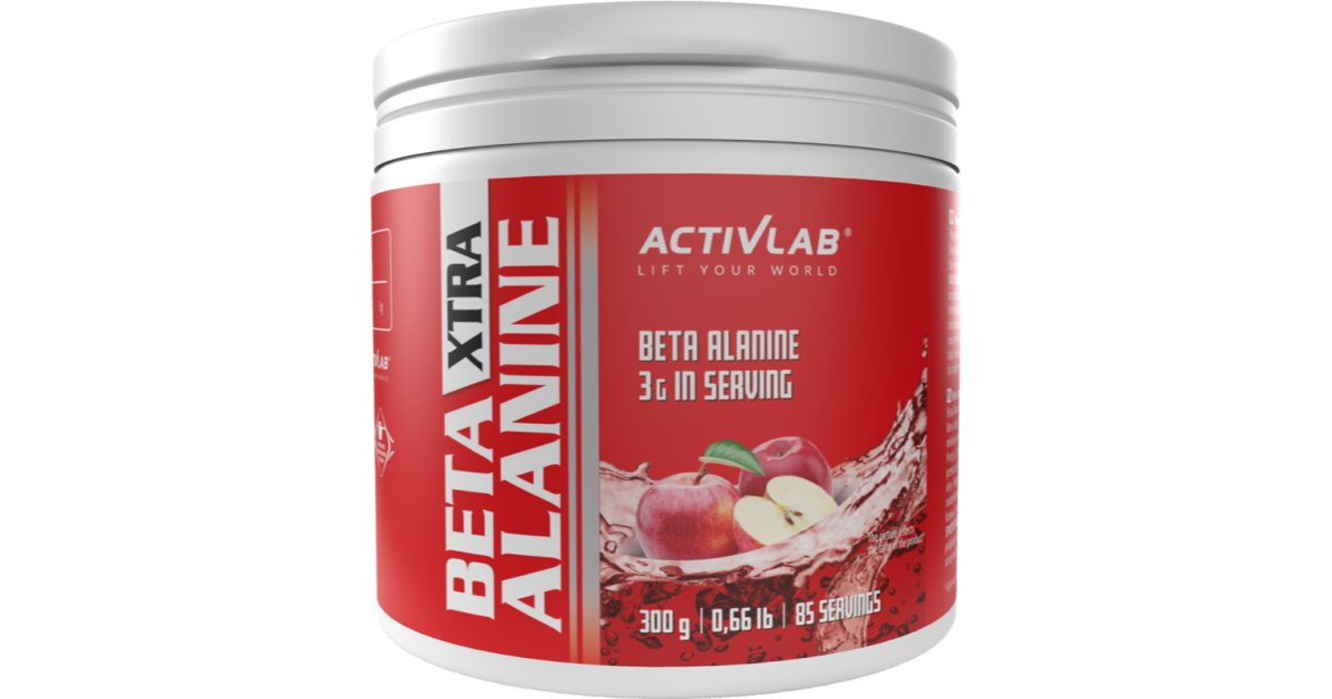 Activlab Beta Alanin Pulver 300g - 85 Portionen Für Muskelausdauer Apfel