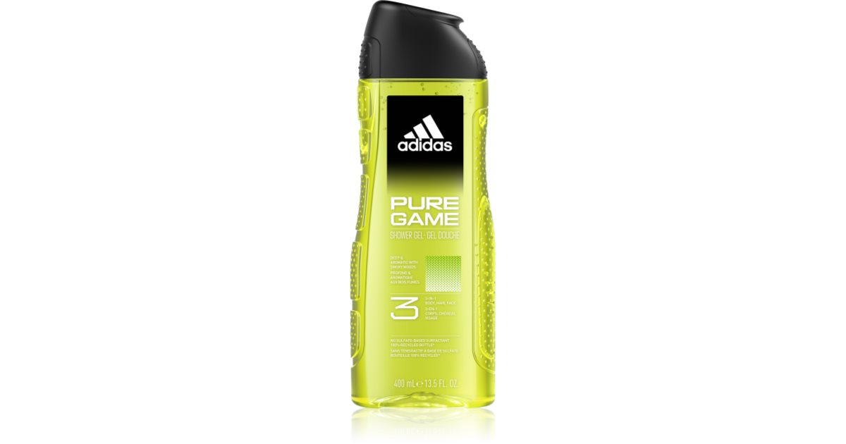 Adidas Pure Game Duschgel für Gesicht, Körper und Haare 3 in1