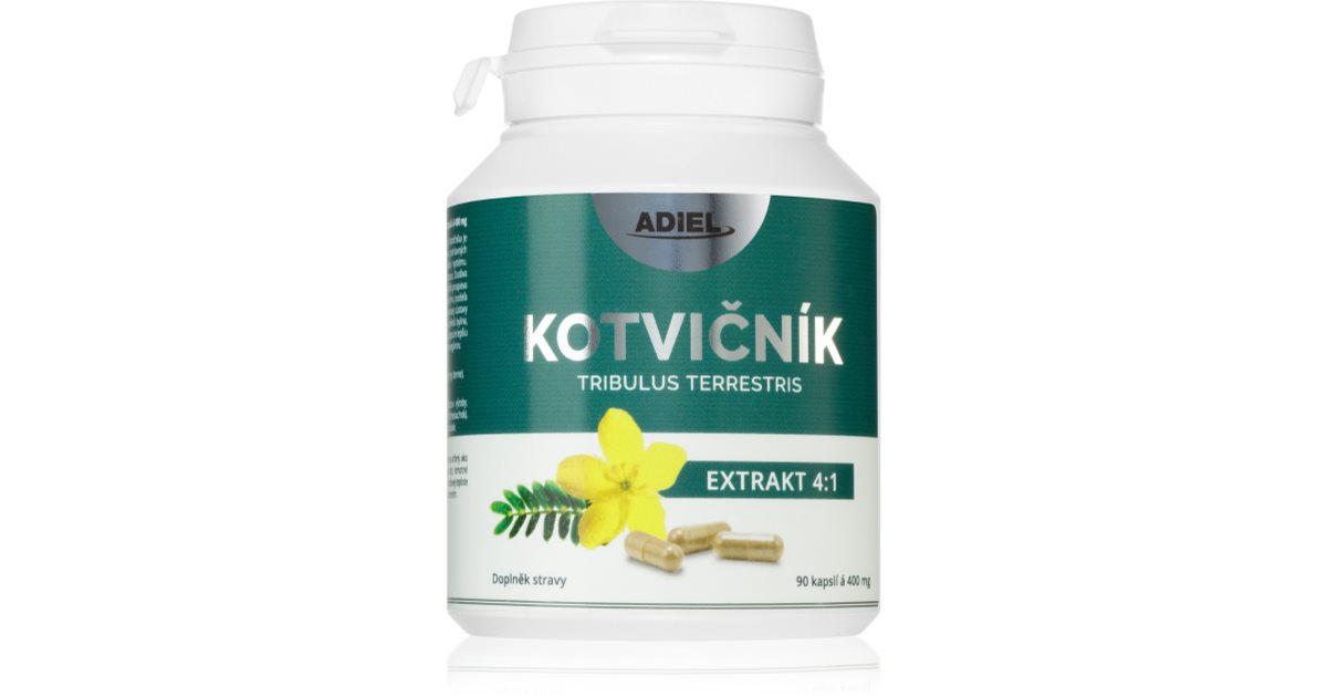 Adiel Kotvičník extrakt bylinné kapsle na podporu hormonální rovnováhy ...