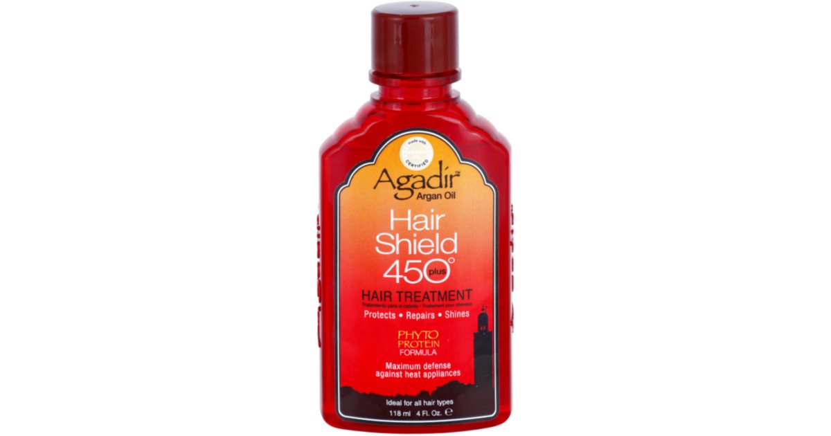 Agadir Argan Oil Hair Shield 450 – Hitzeschutz-Behandlung Mit Arganöl Für Glattes, Geschütztes Haar