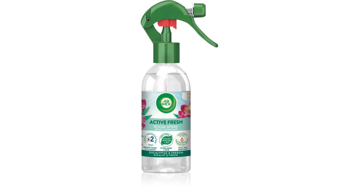 Air Wick Active Fresh Spray Eucalyptus & Freesia parfum d'ambiance