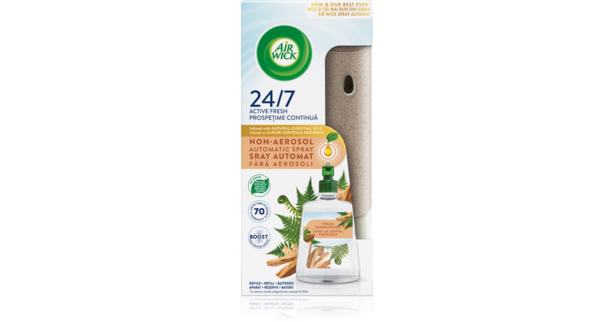Air Wick Active Fresh Fresh Sandalwood automatischer Lufterfrischer mit ...