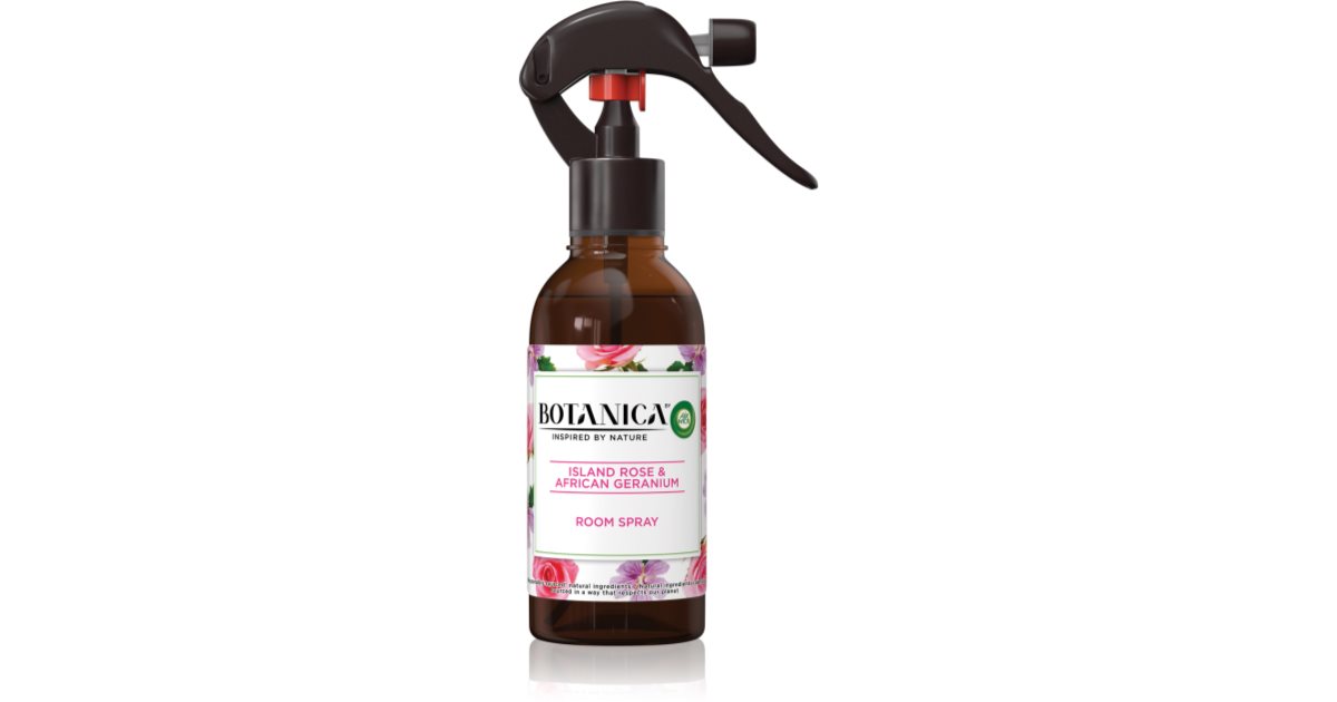Air Wick Botanica Island Rose & African Geranium room spray with the