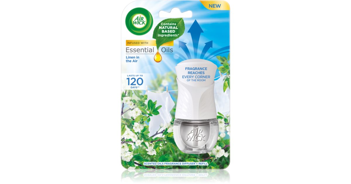 Air Wick Ricariche Elettriche Home Essence Oasis Turchese 2x19ml - Fino A 110 Giorni