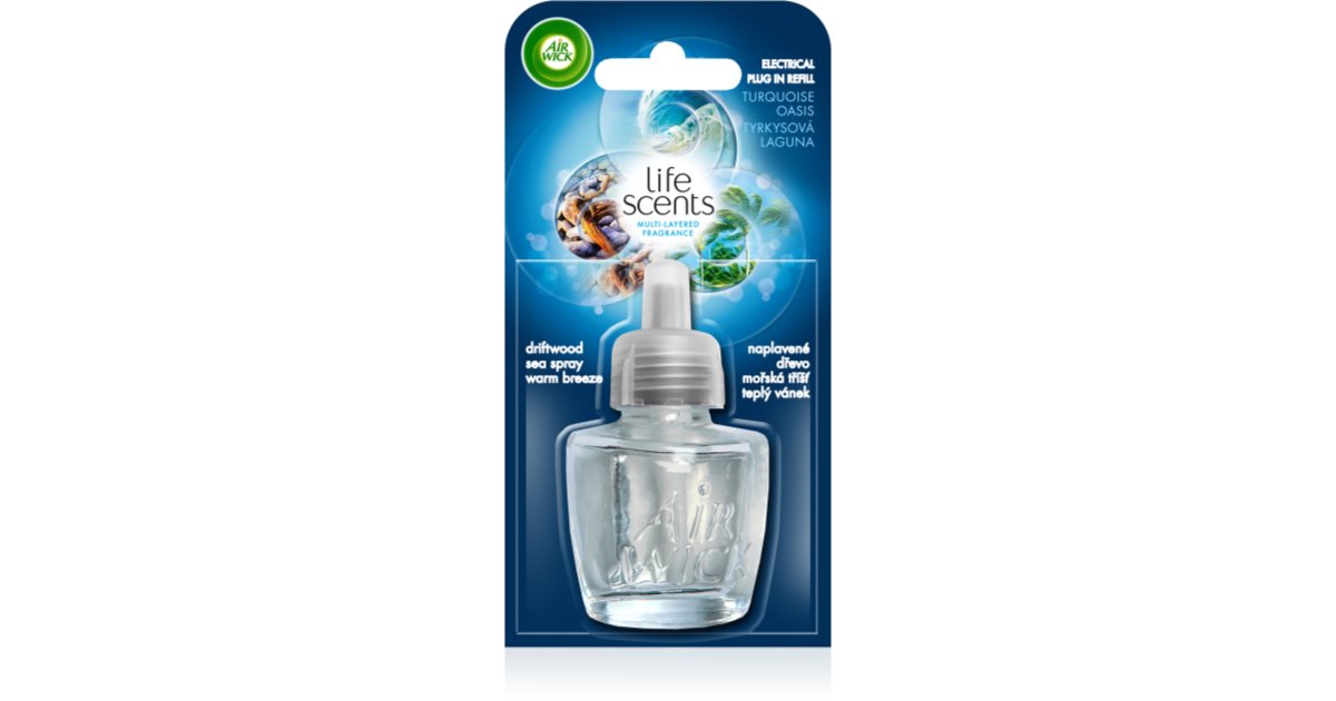 AIR WICK - recharge diffuseur electrique 19ml desodorisant life