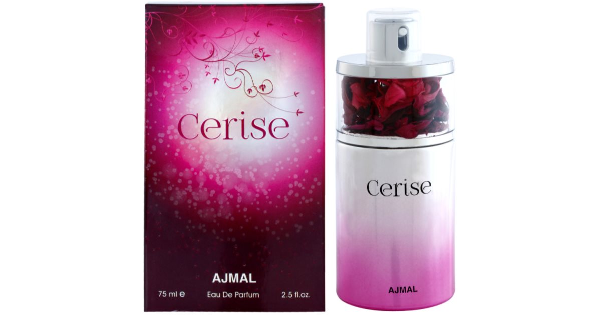 Ajmal Cerise Eau De Parfum Für Frauen – 75 Ml Duftspray | Süß-fruchtige Noten Von Orange, Kokos & Vanille