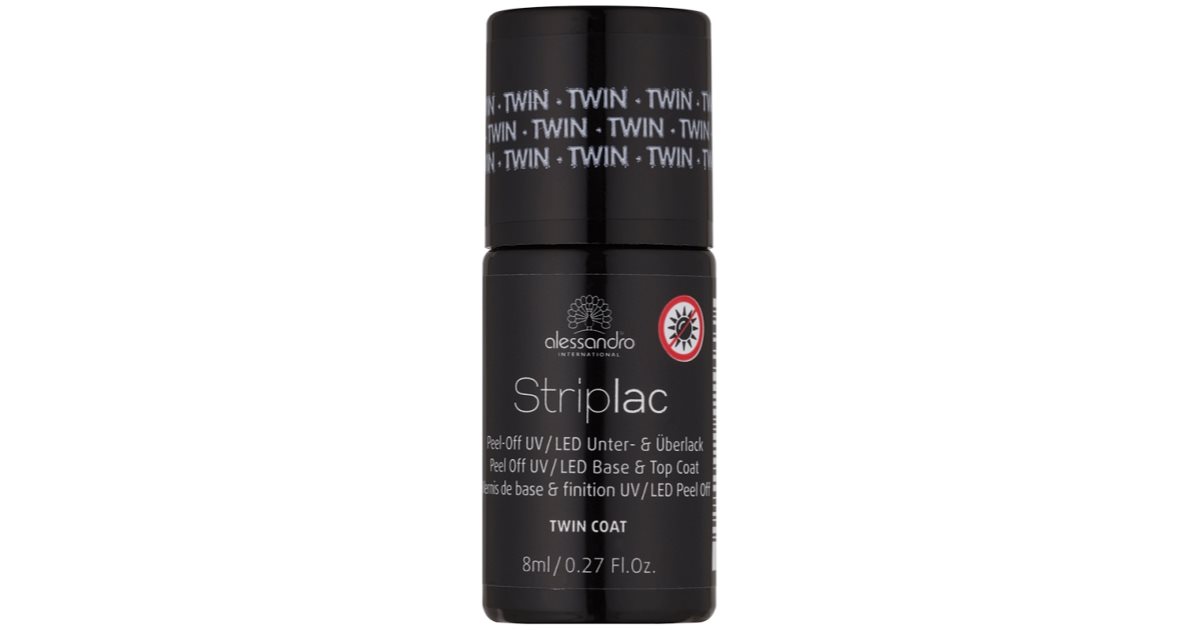 Alessandro Striplac Coat Peel-Off Top Base and UV/LED
