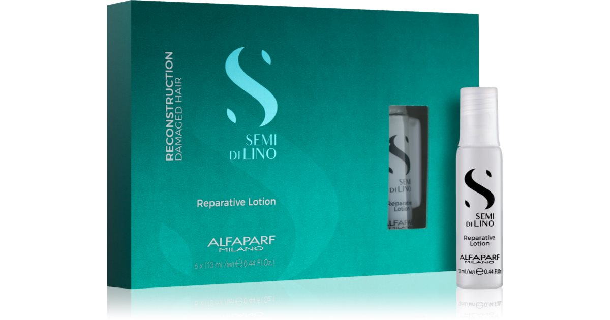 Alfaparf Milano Semi di Lino Reconstruction Reparative hair fibre ...