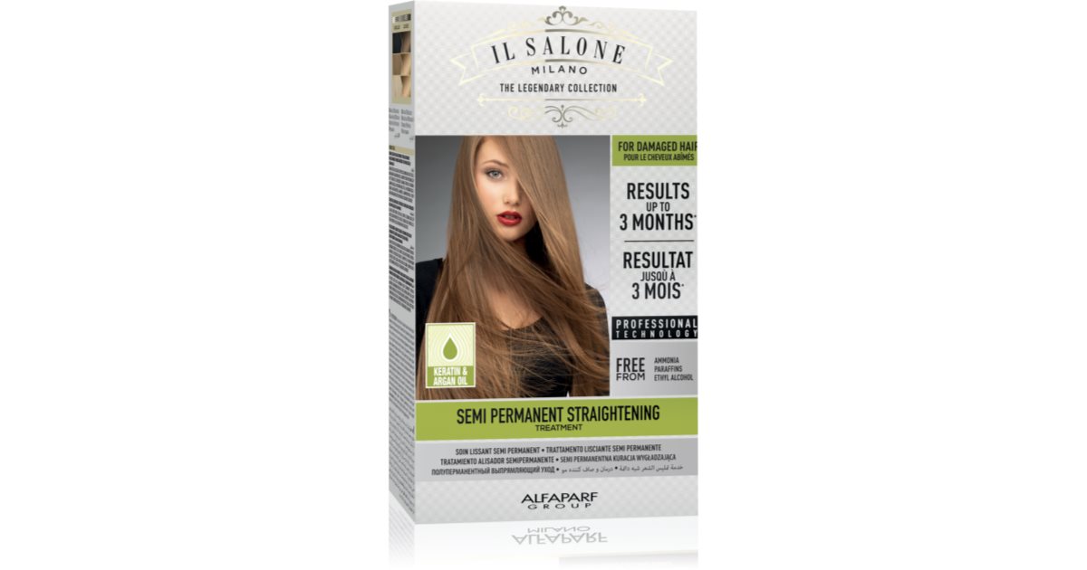 Alfaparf Milano Il Salone Milano Straightening Kit smoothing treatment for sensitive hair notino.ie