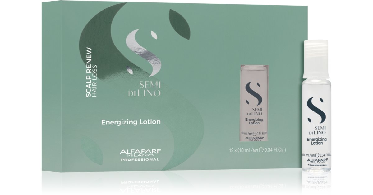 Alfaparf Milano Semi Di Lino Scalp Renew fortifying serum against hair loss