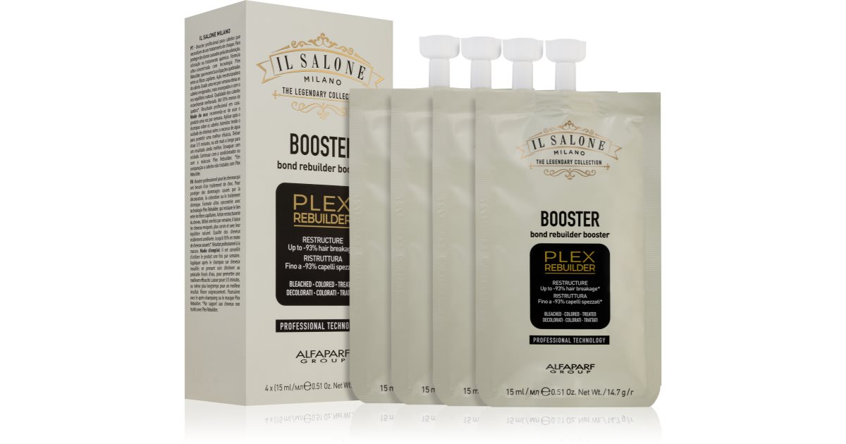 Kit Coloration Et Soin Alfaparf Milano Il Salone Plex Rebuilder - Nuance 7.0 Blond, Neuf