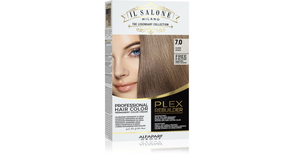 Alfaparf Milano Il Salone Plex Rebuilder Color Kit 10.0 Extra Hellblond – Haarfarbe Mit Pflege