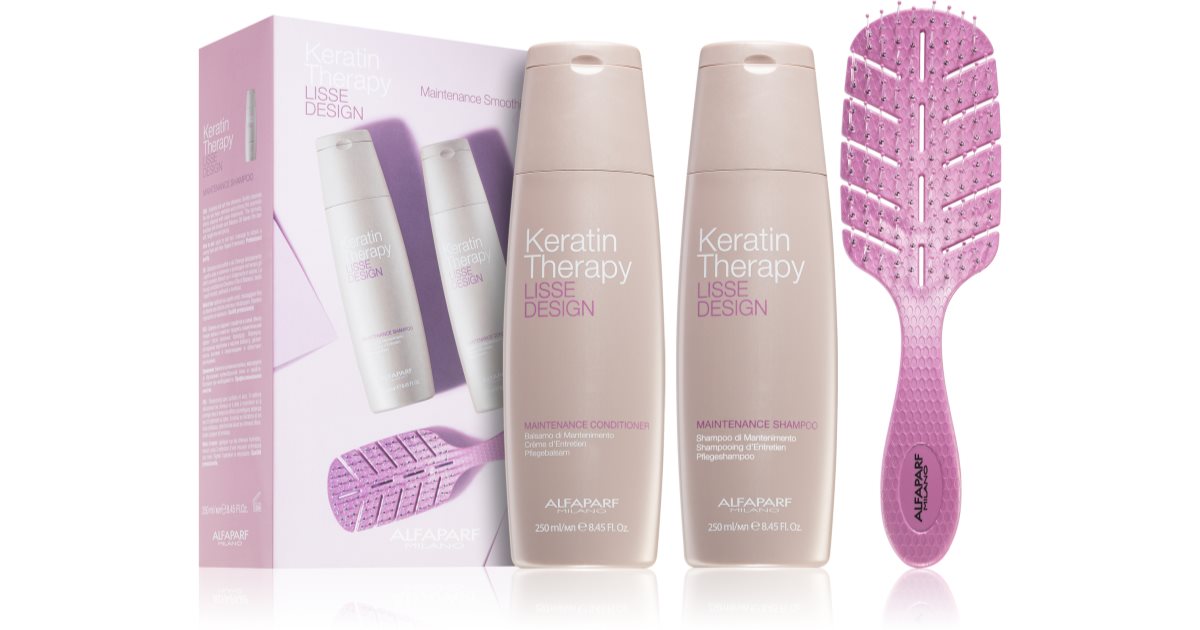 Alfaparf Milano Keratin Therapy Lisse Design Set (für alle Haartypen)