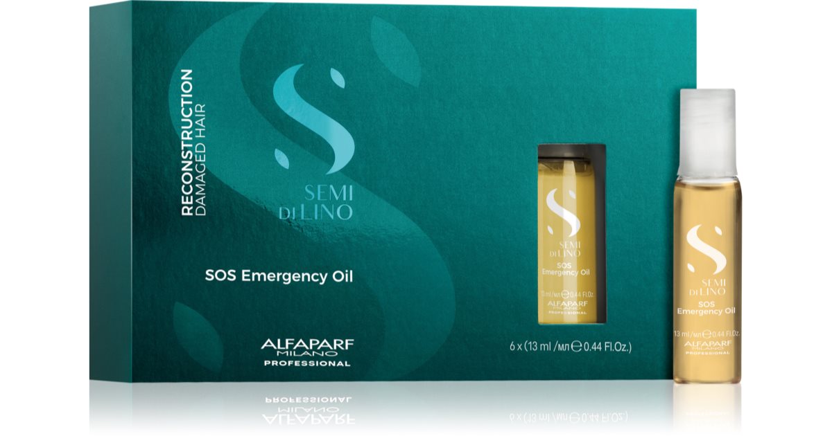 Alfaparf Milano Semi di Lino Reconstruction Reparative aceite para el ...