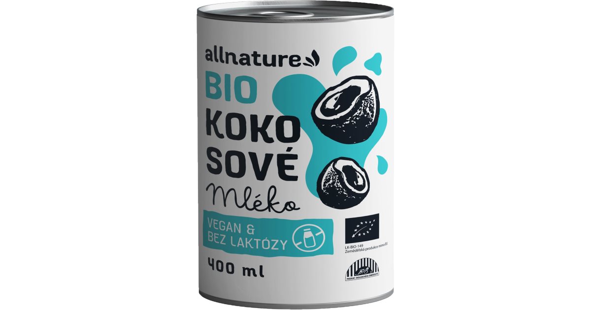 Allnature Coconut milk BIO Kokosnussmilch in BIO-Qualität | notino.at