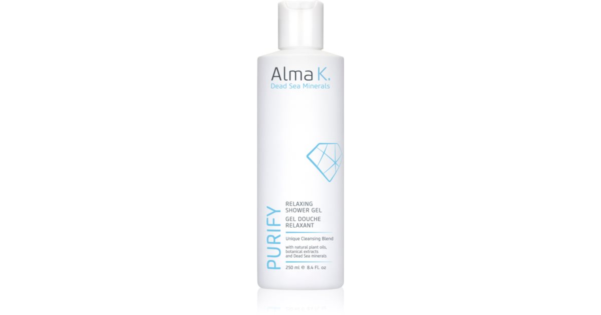 Alma K. Purify relaxing shower gel notino.co.uk