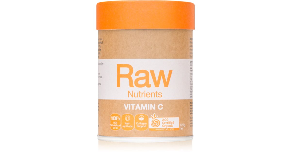 Amazonia Raw Nutrients Vitamin C prášek pro podporu imunitního systému