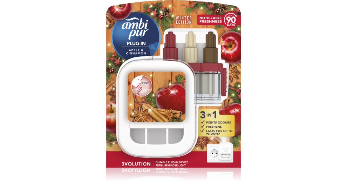 AmbiPur 3volution Spiced Apple ambientador eléctrico con recarga ...