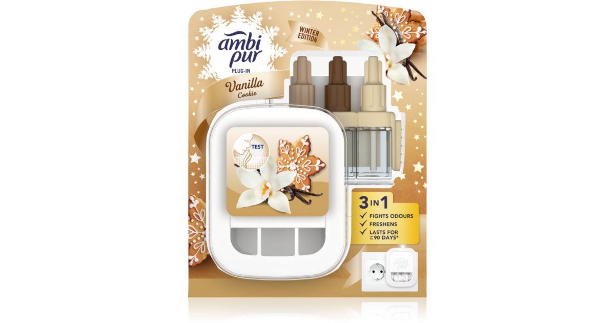 3volution Cookie AmbiPur 3volution Vanilla Cookie električni osvežilec zraka s polnilom ...