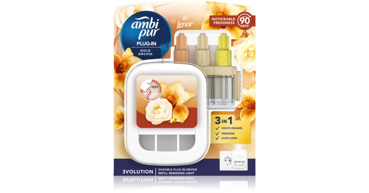 AmbiPur 3volution Gold Orchid diffuseur électrique de parfum d'ambiance ...