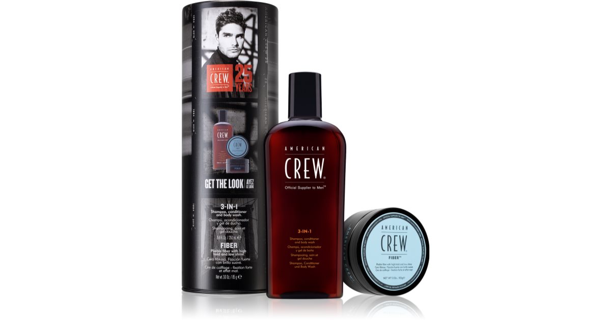 American Crew Hair & Body 3-IN-1 coffret cadeau (pour cheveux et corps