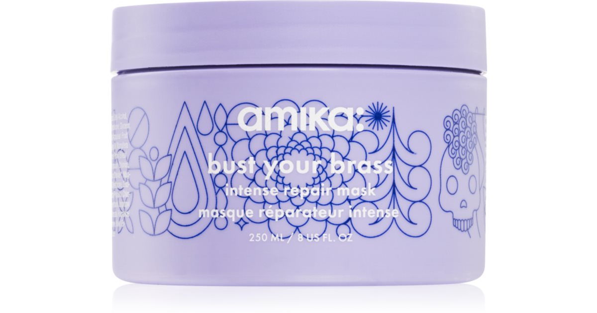 2. Amika Bust Your Brass Cool Blonde Hair Mask - wide 7