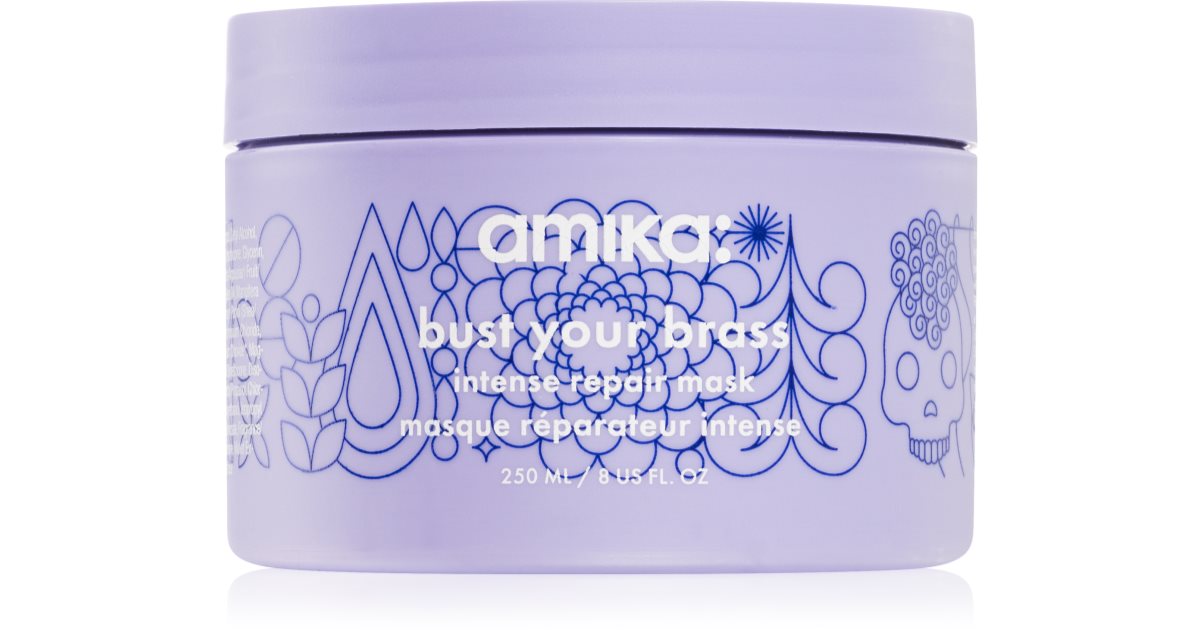 2. Amika Bust Your Brass Cool Blonde Hair Mask - wide 7