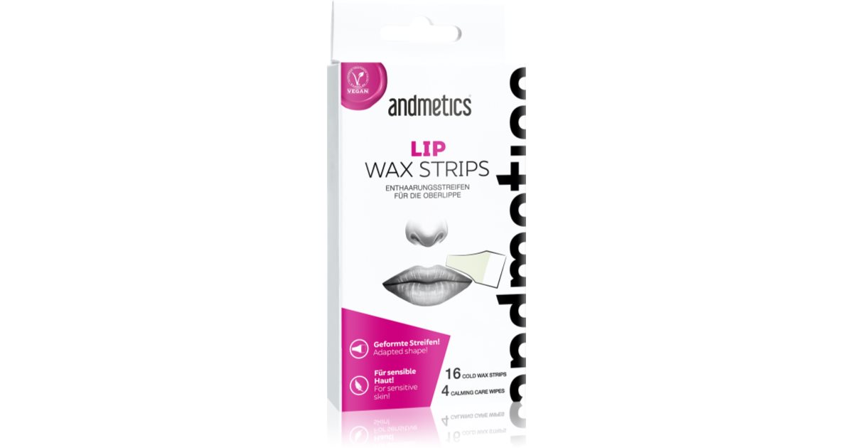 andmetics Wax Strips Lip wax strips for upper lip notino.co.uk
