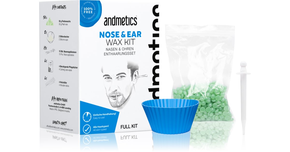 Nose Ear Hair Removal Wax Kit Painless & Easy Mens Nasal Waxing 50g | Wish