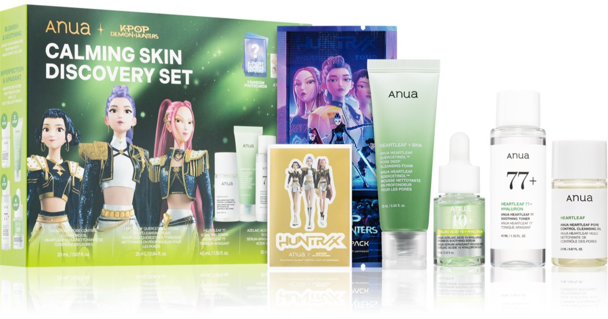 Anua K-Pop Demon Hunters Calming Skin Discovery Set подарунковий