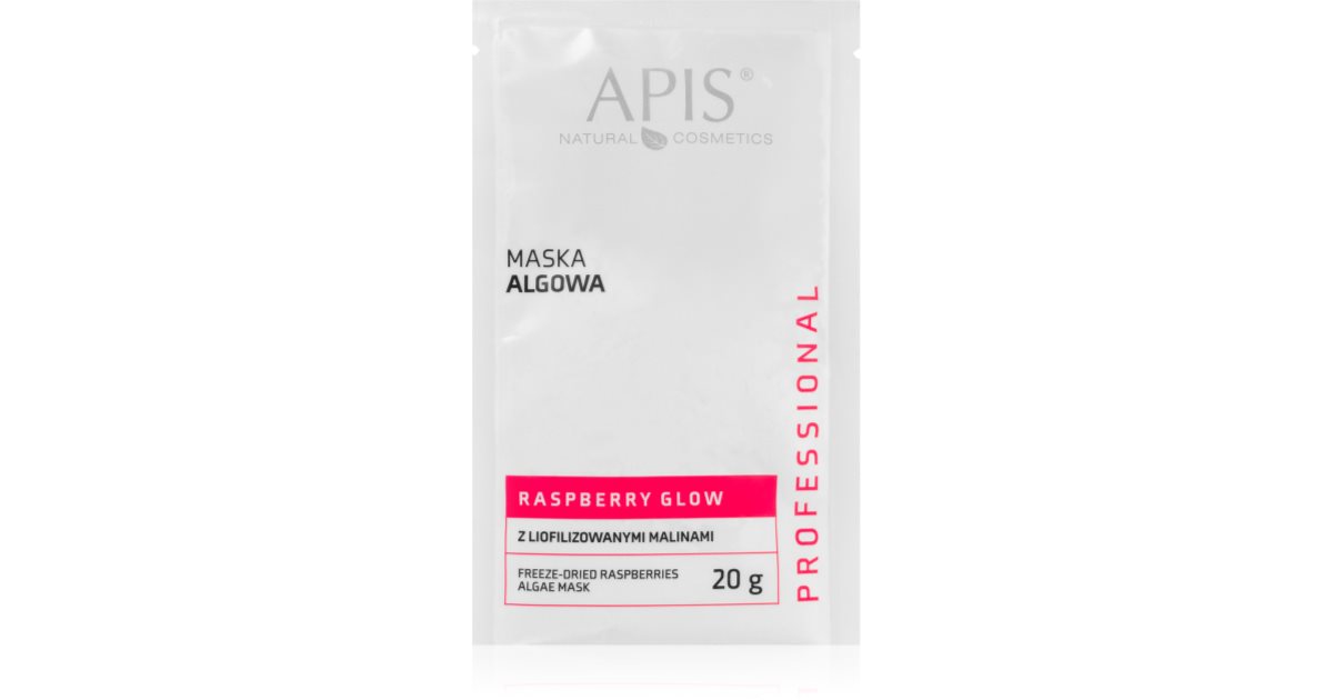 Glo Apple Raspberry Apis Natural Cosmetics Raspberry Glow élénkítő arcmaszk | notino.hu