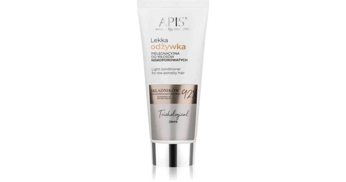 APIS TRICHOLOGICAL CARE Glättende Hochport-Haarspülung - 200ml, Für Poröses Haar