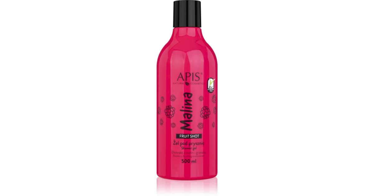 Apis Natural Cosmetics Fruit Shot Raspberry gel de duche | notino.pt