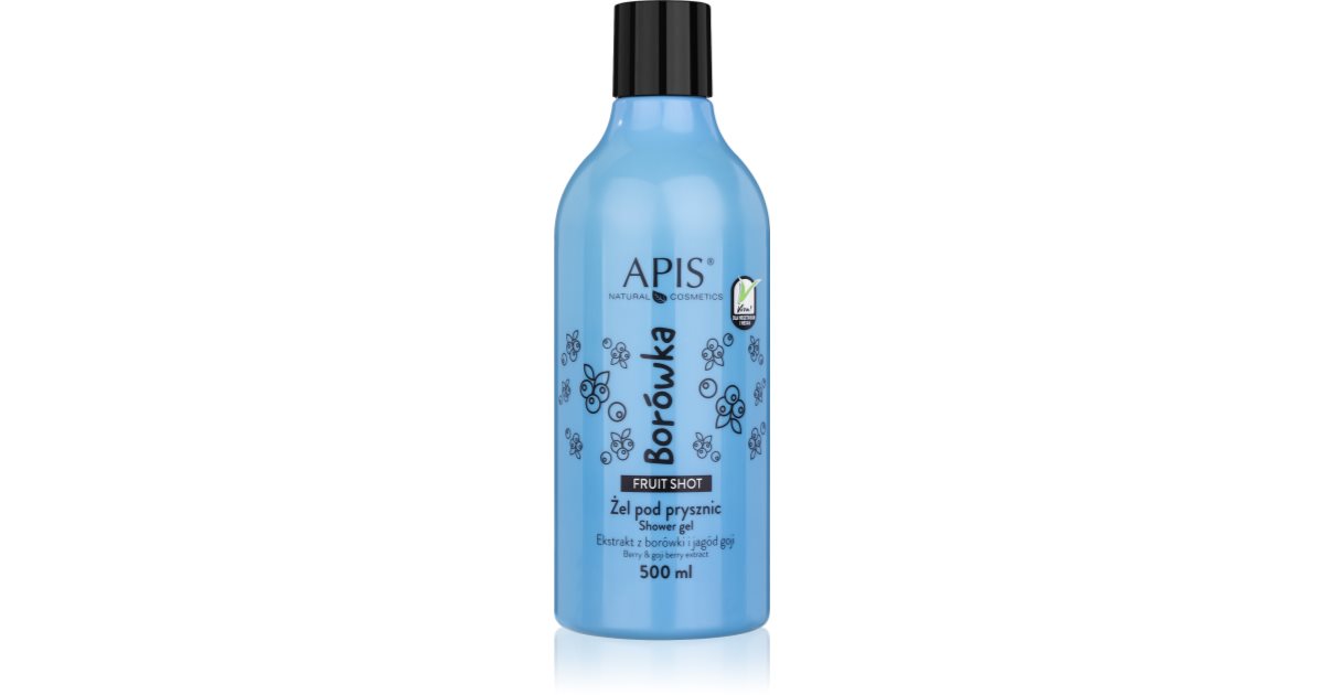 Apis Natural Cosmetics Fruit Shot Blueberry shower gel | notino.co.uk